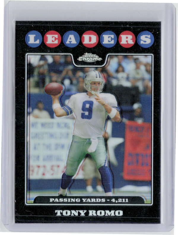 2008 Topps Chrome Tony Romo Refractors #TC123 Cowboys
