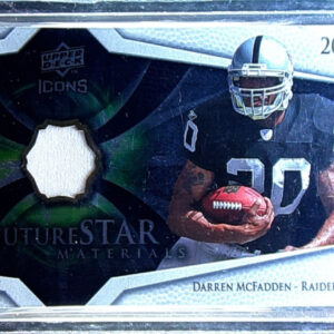 2008 Upper Deck Icons Darren McFadden MEM #FSM4 Raiders Future Stars Materials