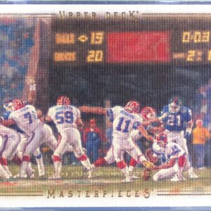 2008 Upper Deck Masterpieces Scott Norwood #79 Bills