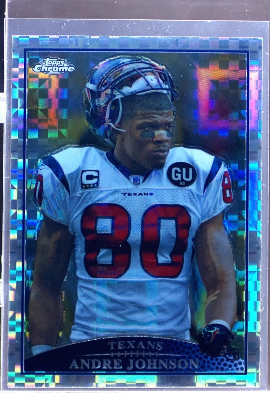 2009 Topps Chrome Andre Johnson Xfractors #TC74 Texans