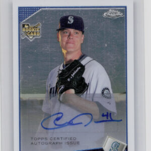 2009 Topps Chrome Chris Jakubauskas AU #243 Mariners