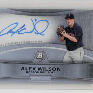2010 Bowman Platinum Alex Wilson #BPA-AW Sox Prospect Autographs Refractors
