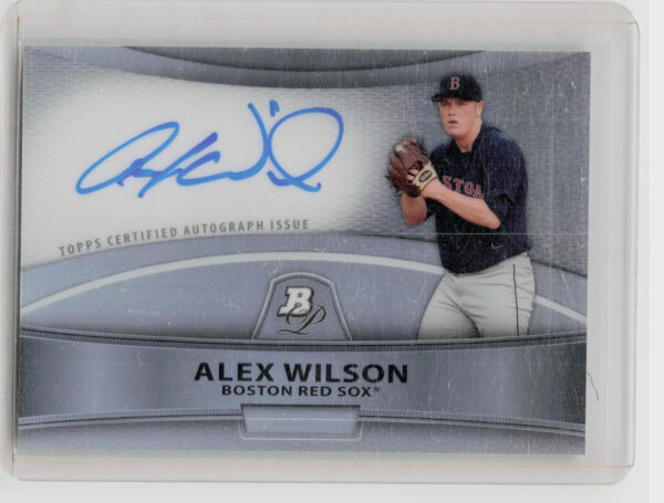 2010 Bowman Platinum Alex Wilson #BPA-AW Sox Prospect Autographs Refractors