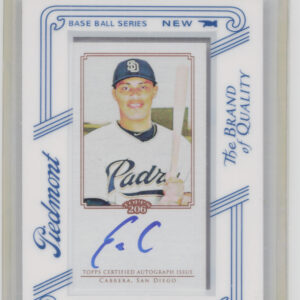 2010 Topps 206 Everth Cabrera AU #TA-EC Padres Mini Framed Autographs Piedmont