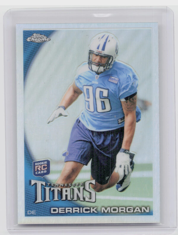 2010 Topps Chrome Derrick Morgan Refractors #C207 Titans