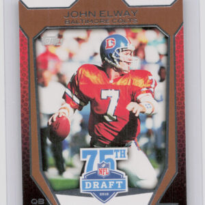 2010 Topps John Elway #75DA-29 Broncos Draft 75th Anniversary