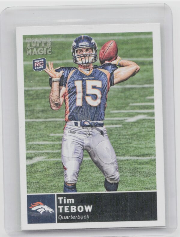 2010 Topps Magic Tim Tebow RC #25 Broncos