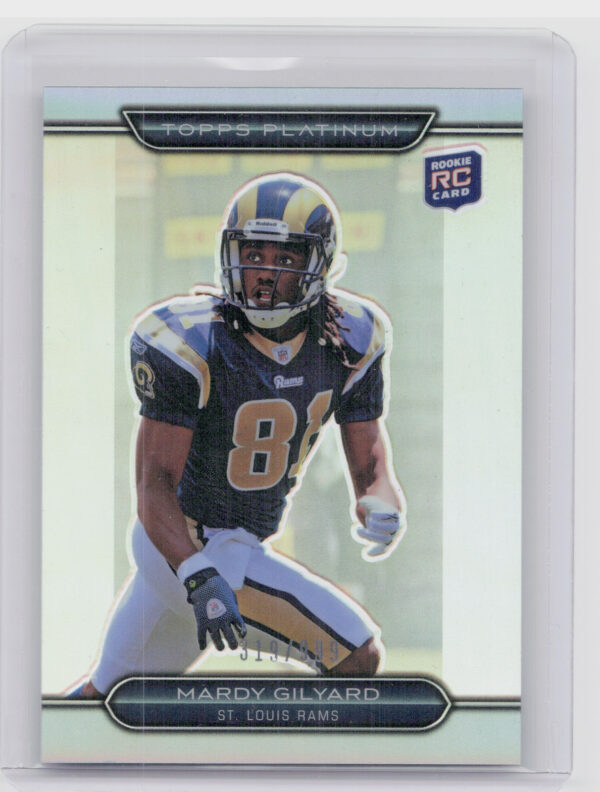 2010 Topps Platinum Mardy Gilyard Rookie Refractors SN999 #135 Rams