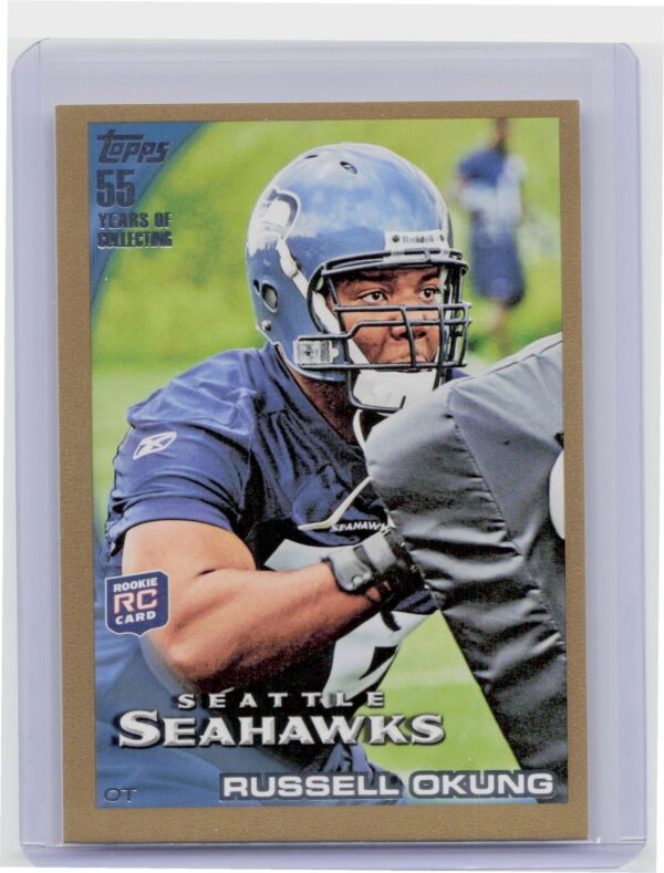 2010 Topps Russell Okung Gold /2010 #93 Seahawks