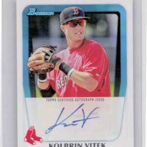 2011 Bowman Kolbrin Vitek AU #BPA-KV Sox Prospect Autographs