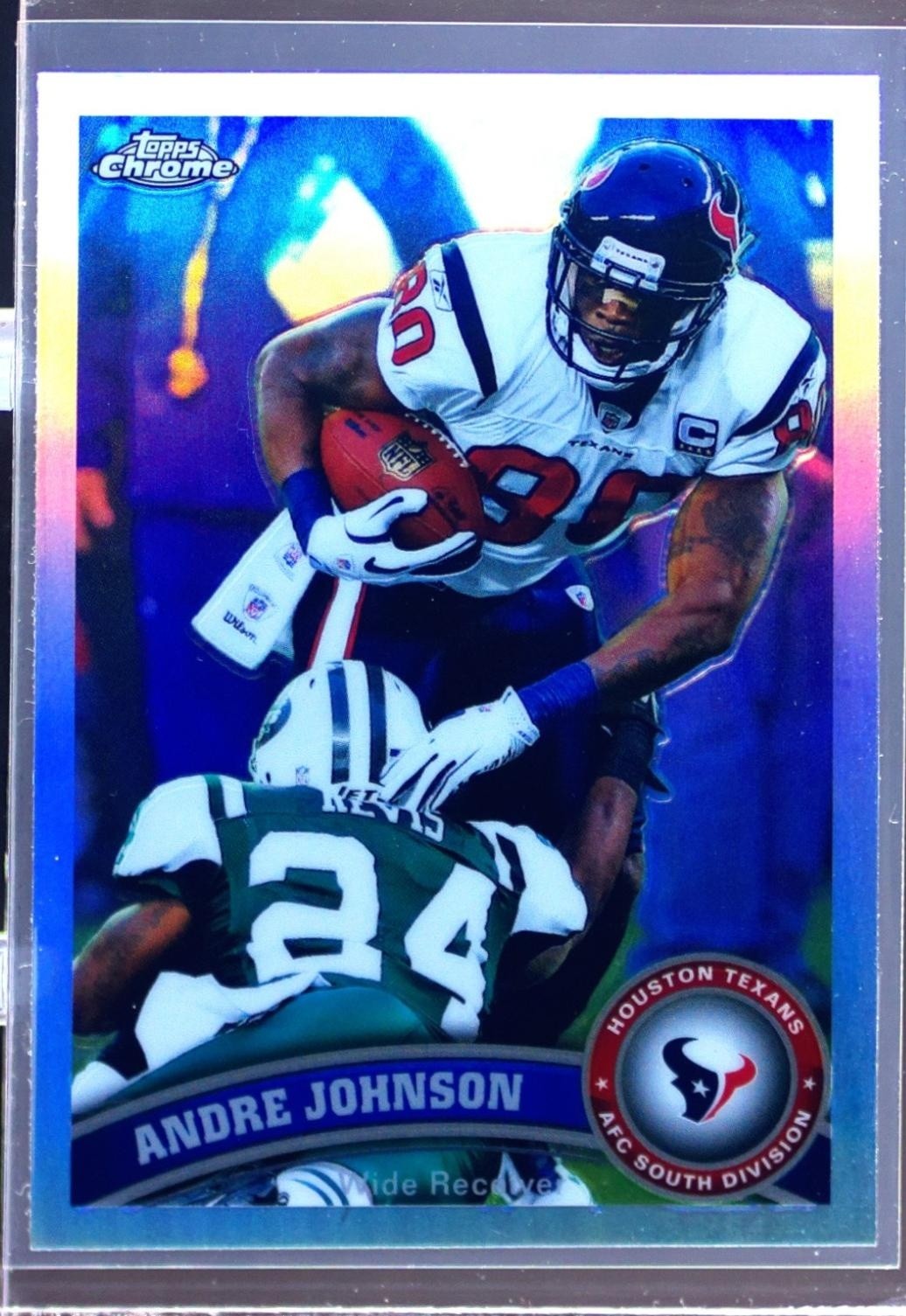 2011 Topps Chrome Andre Johnson Refractors #60 Texans