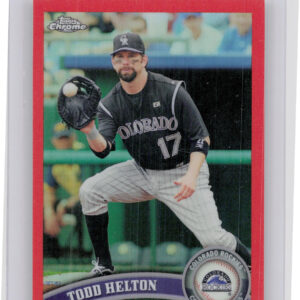 2011 Topps Chrome Todd Helton Orange Refractors #87 Rockies
