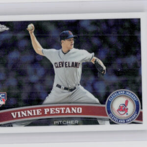 2011 Topps Chrome Vinnie Pestano RC #201 Indians