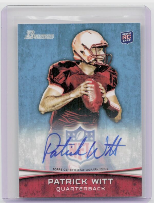2012 Bowman Patrick Witt AU #135 Bulldogs Rookie Autographs