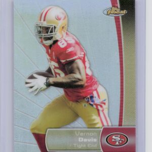 2012 Finest Vernon Davis Refractors #12 49ers