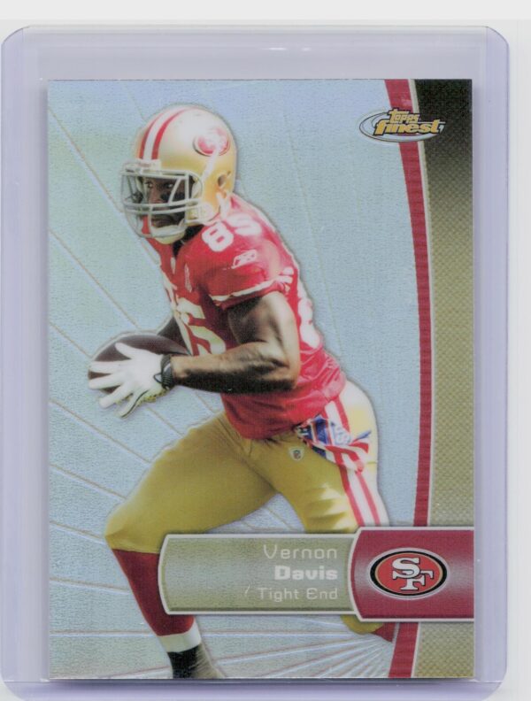 2012 Finest Vernon Davis Refractors #12 49ers
