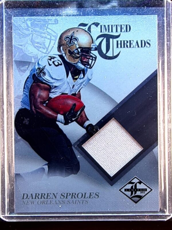 2012 Panini Limited Darren Sproles JSY /49 #95 Saints Threads