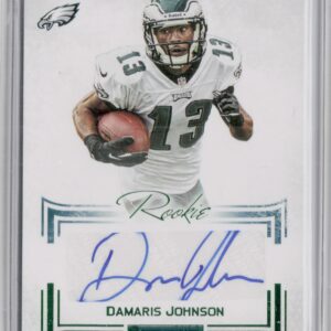 2012 Panini Playbook Damaris Johnson Green AU SN5 #98 Eagles