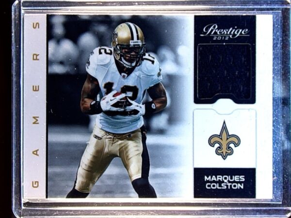 2012 Panini Prestige Marques Colston JSY #45 Saints Gamers Materials