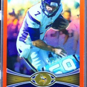 2012 Topps Chrome Christian Ponder Orange Refractors #183 Vikings