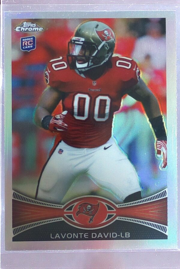2012 Topps Chrome Lavonte David Prism Refractors /216 RC #198 Buccaneers