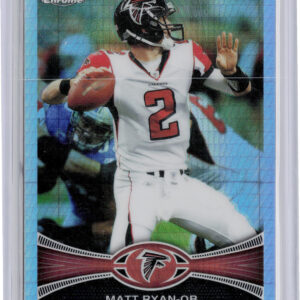 2012 Topps Chrome Matt Ryan Prism Refractors SN216 #91 Falcons