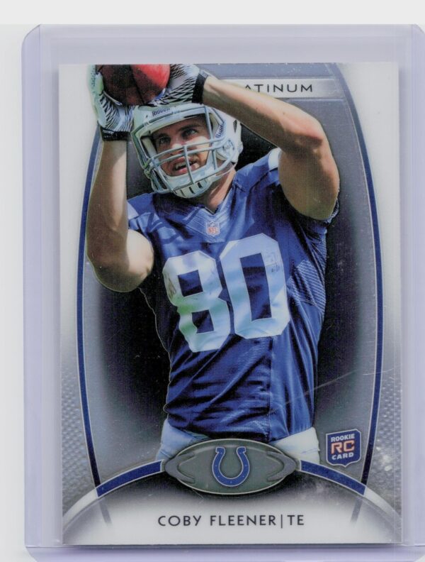 2012 Topps Platinum Coby Fleener RC #131 Colts