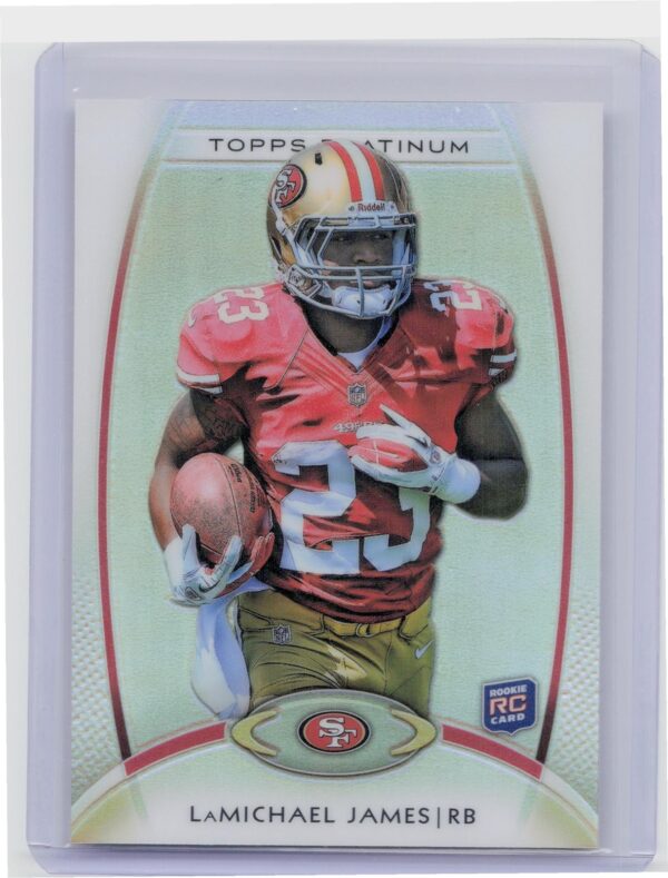 2012 Topps Platinum LaMichael James RC #112 49ers