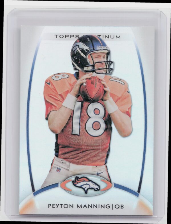 2012 Topps Platinum Peyton Manning #60 Broncos
