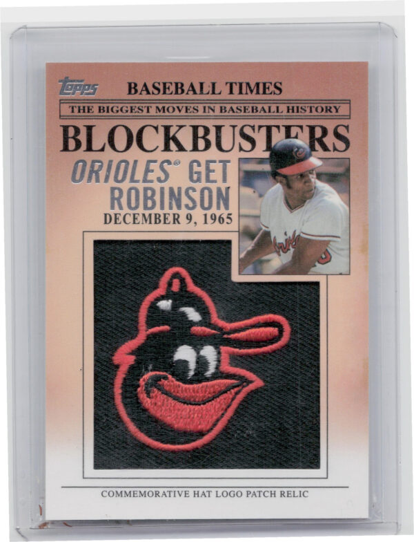 2012 Topps Update Frank Robinson #BP-3 Orioles Blockbusters Commemorative Hat Lo