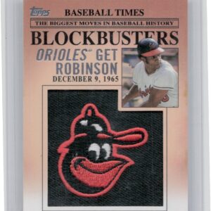 2012 Topps Update Frank Robinson #BP-3 Orioles Blockbusters Commemorative Hat Lo