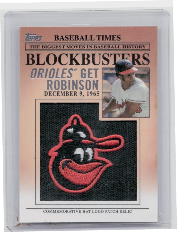 2012 Topps Update Frank Robinson #BP-3 Orioles Blockbusters Commemorative Hat Lo