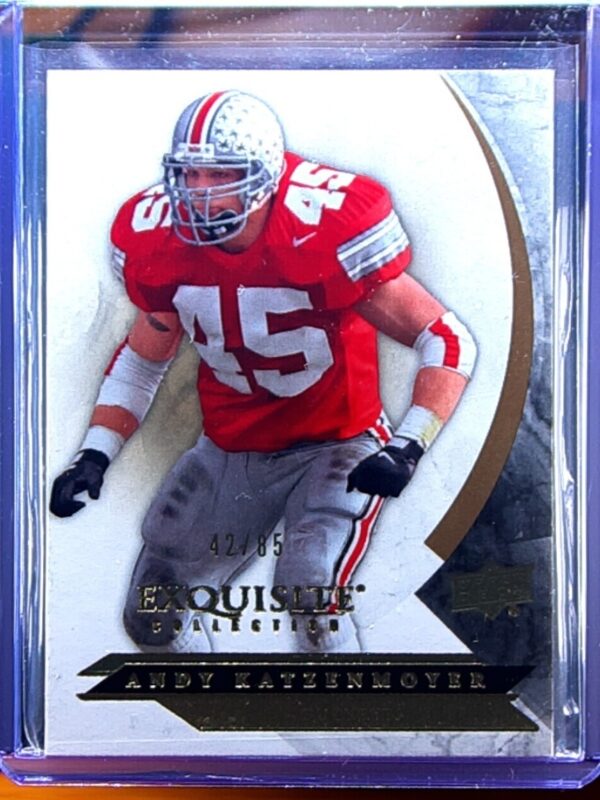 2012 Upper Deck Exquisite Collection Andy Katzenmoyer SN85 #47 Buckeyes