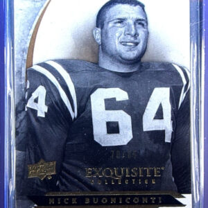 2012 Upper Deck Exquisite Collection Nick Buoniconti SN85 #8 Irish