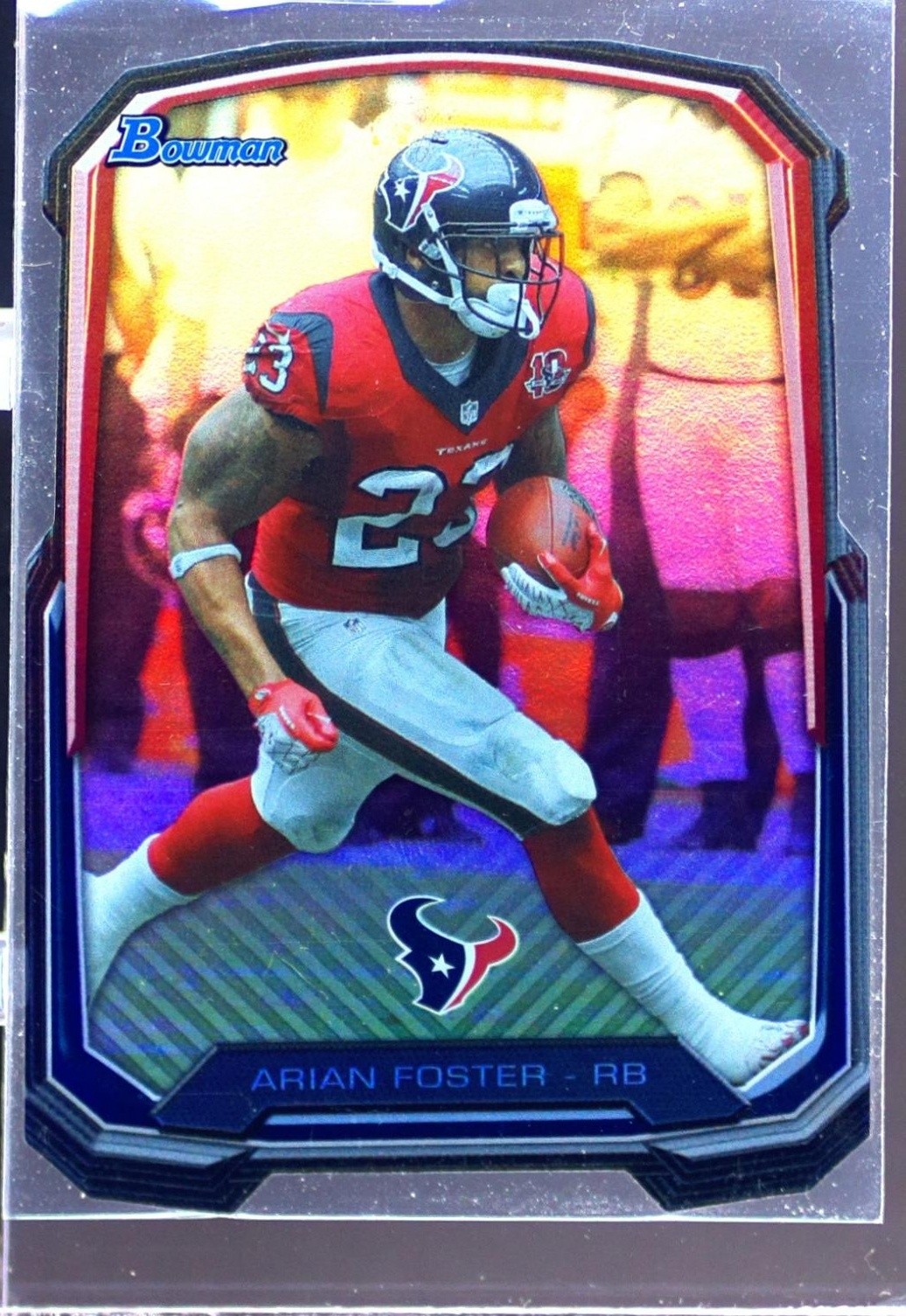 2013 Bowman Arian Foster #BDC-AF Texans Die Cut