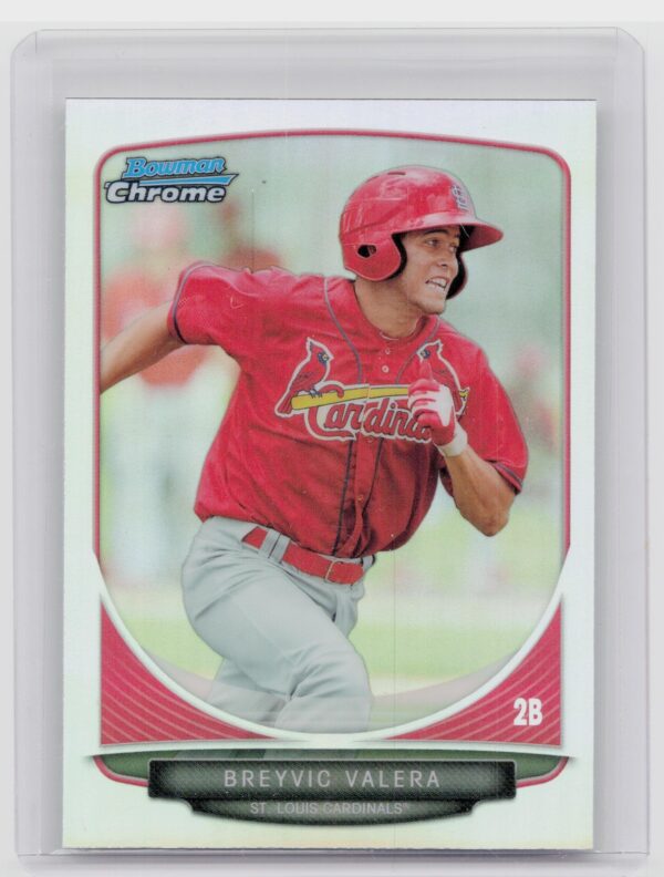 2013 Bowman Chrome Breyvic Valera #BCP167 Cardinals Prospects Refractors