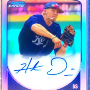2013 Bowman Draft Picks & Prospects Hunter Dozier Auto #BCA-HD Royals Chrome Ref