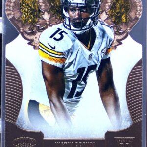 2013 Crown Royale Justin Brown Bronze (Die Cut Crown) RC #153 Steelers