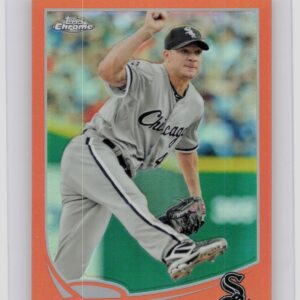 2013 Topps Chrome Jake Peavy Orange Refractors #47 Sox