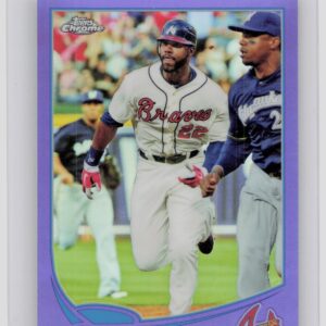 2013 Topps Chrome Jason Heyward Purple Refractors #6 Braves