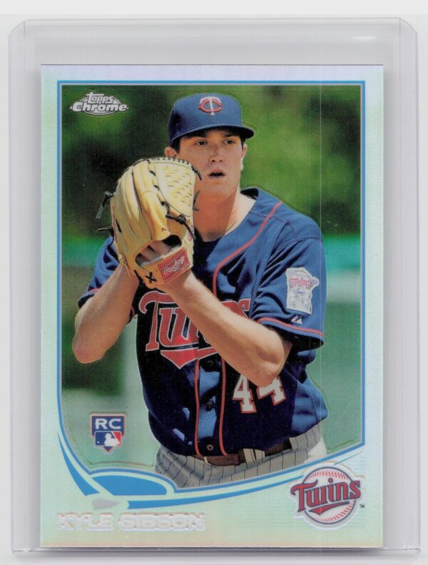 2013 Topps Chrome Kyle Gibson Refractors #87 Twins