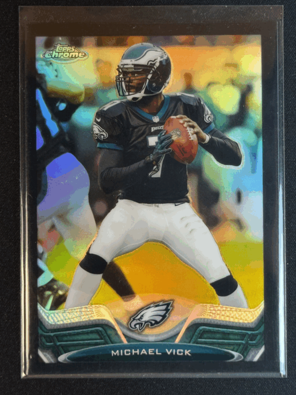 2013 Topps Chrome Michael Vick Black Refractor /299 Eagles #168