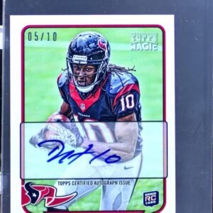 2013 Topps Magic DeAndre Hopkins Auto /10 RC #MADH Texans Mini Autographs