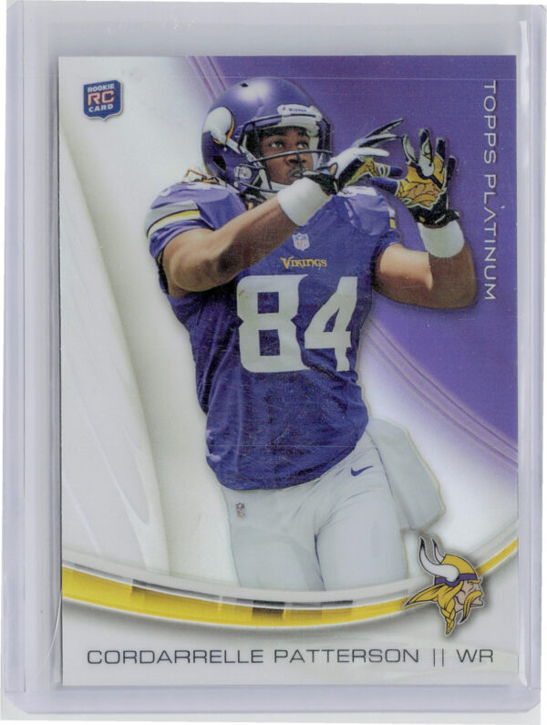 2013 Topps Platinum Cordarrelle Patterson RC #143 Vikings