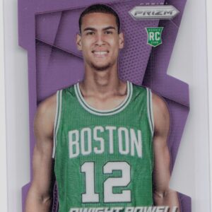 2014-15 Prizm Dwight Powell Prizms Purple Die Cut /139 RC #286 Celtics