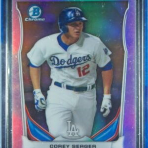 2014 Bowman Draft Corey Seager #CTP-41 Dodgers Chrome Top Prospects Refractors