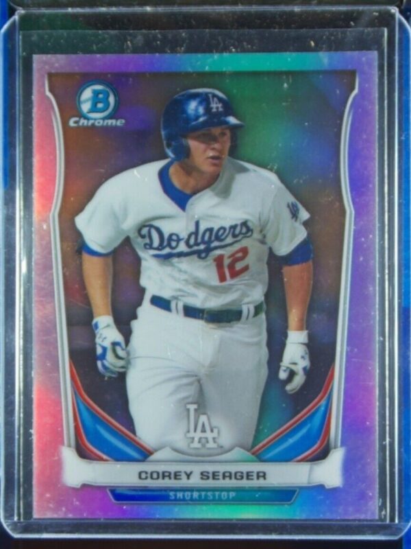 2014 Bowman Draft Corey Seager #CTP-41 Dodgers Chrome Top Prospects Refractors