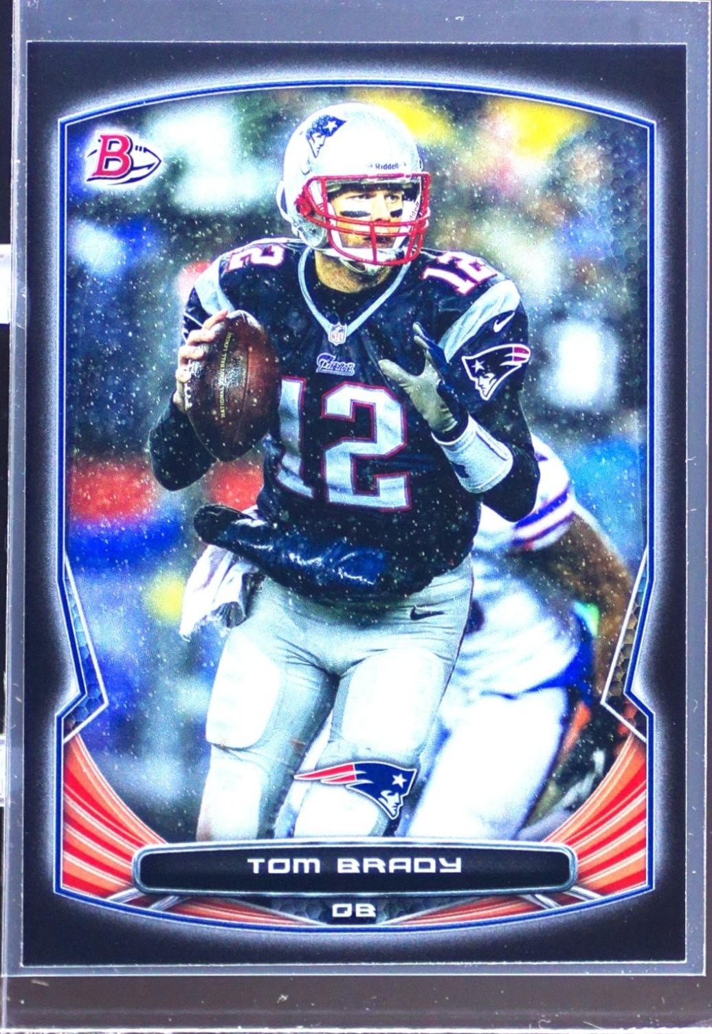 2014 Bowman Tom Brady Veterans Black #56 Patriots