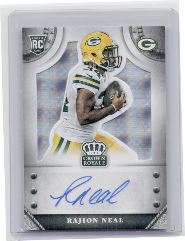 2014 Panini Crown Royale Rajion Neal AU SN99 #S-RN Packers Rookie Signatures Sil