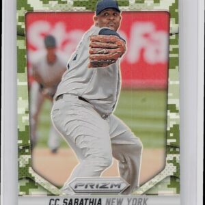 2014 Prizm CC Sabathia Prizms Camo #77 Yankees